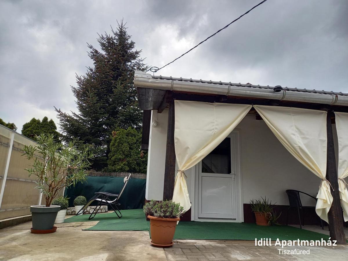 Idill Apartmanház B&B Tiszafüred Exterior foto
